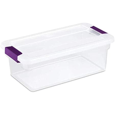 Sterilite clear view latch box